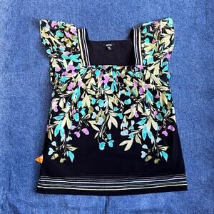 y2k apt 9 floral blouse